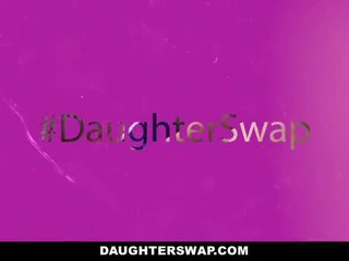 DaughterSwap - Goth beauty Fucked by Older youths