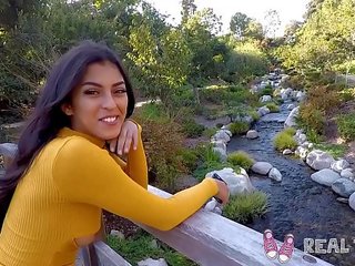Real Teens - Amatuer latina teen Sophia Leone POV adult video
