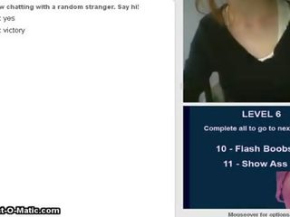 Victory - Boobs Ass Flash - Omegle Cam Game 010