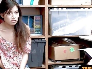 Incredible latina teen shoplifter busted and gets fucked hard - x rated clip at Ah-Me
