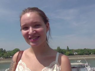 German Scout - College Teen Mia Seduce Big cock Anal Fuck
