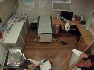 Shy Innocent Mixed Ms Undergoes Mandatory New Student Physical - GirlsGoneGyno&period;com Bella&comma; Tampa University Physical - Part 4 of 7