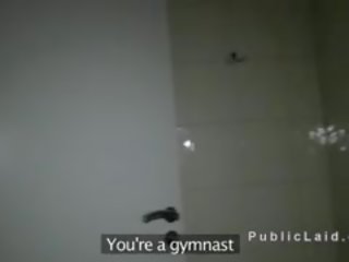 Public Agent Fucks Teen In Gym