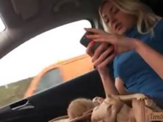 Blondie Victoria Puppy Fucked In The Car