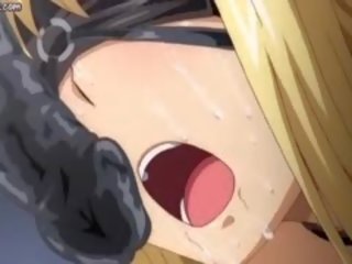Tied Up Anime goddess Gets Holes Banged
