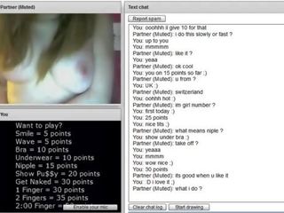Lustful Swiss lover Chatroulette Game