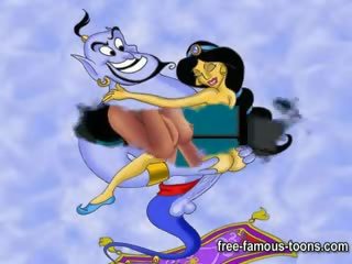 Aladdin And Jasmine x rated clip Parody