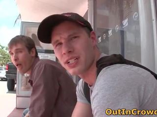 Youthful striplings Having Faggot xxx video Inside A Bus