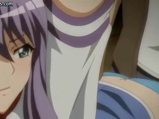 Hentai girlfriend gets boobs rubbed hard