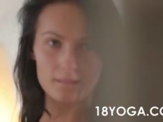 Yoga Teen Gets Anal On Chair just after Workout