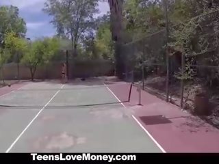 TeensLoveMoney Tennis strumpet Fucks For Cash