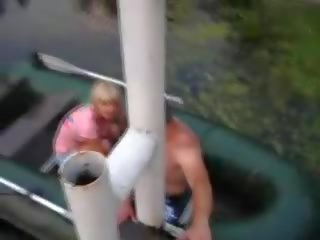 Outdoor blowjob and lustful dirty video