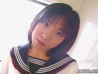 JAVHQ: superior Japanese school girl's first time.