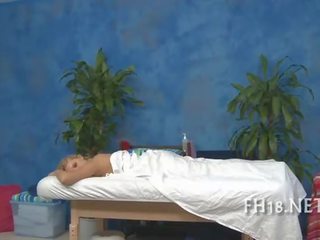 Swell 18 year old enchantress gets a massage