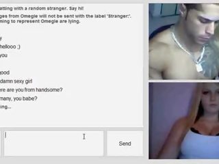 Busty young female On Omegle non-nude