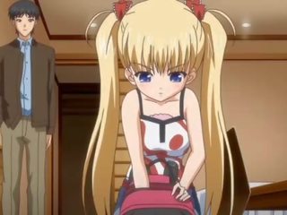 Blonde beauty anime gets pounded
